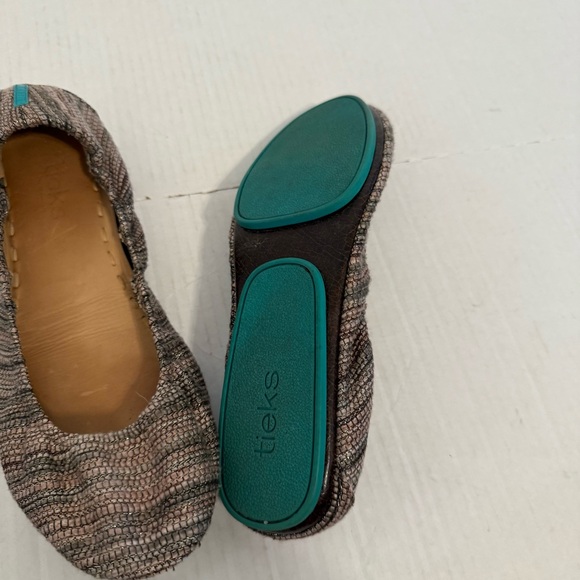 Tieks Mojave Knit Leather Foldable Flats Size 10 - Picture 4 of 4
